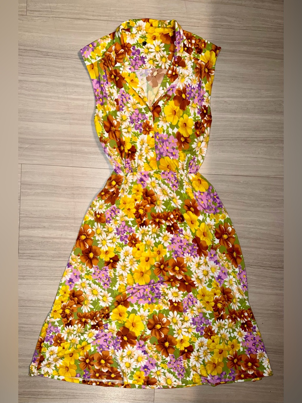 KING LOUIE Marianne Marini Jersey Dress Tuscan Yellow